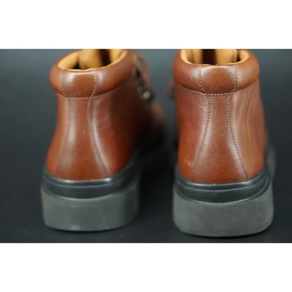 Allen Edmonds Knox High Brown Leather Sneaker Boot Size 9 New Ultralight $475